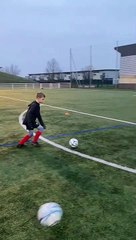 U14 / ENTRAÎNEMENT DU 23 FÉVRIER 2023/ FRAPPE AU BUT
