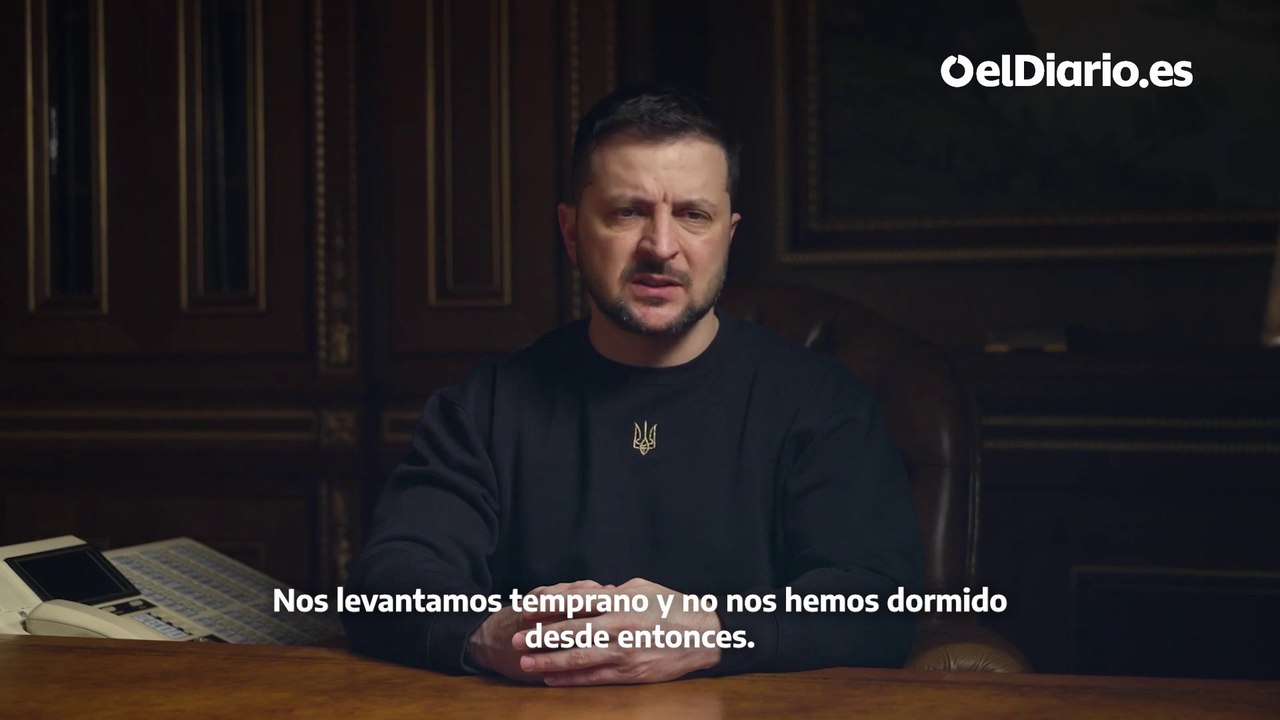 Zelenski, un año después de la invasión rusa en Ucrania: “No tenemos dudas de que venceremos"