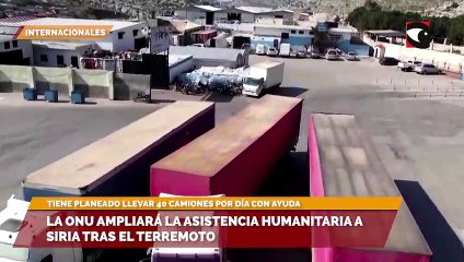 La ONU ampliará la asistencia humanitaria a Siria tras el terremoto
