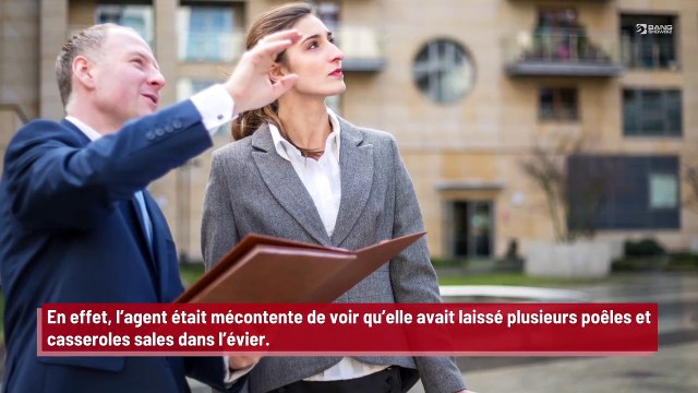 Un agent immobilier demande à la propriétaire de faire la vaisselle avant d’effectuer les visites !