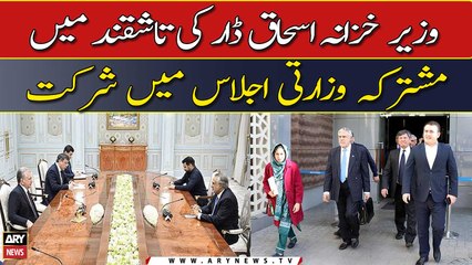 Finance Minister Ishaq Dar's participation in joint ministerial meeting in Tashkent