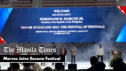 Marcos Joins Ilocano Festival