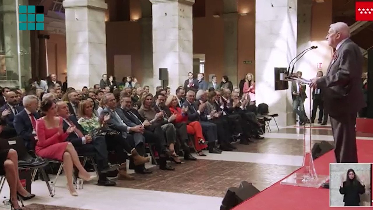 Joaquín Leguina, en el  40º aniversario del Estatuto de Autonomía de la Comunidad de Madrid