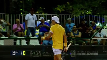 Sebastián Báez venció a Varillas y se metió en los cuartos de final de Río.