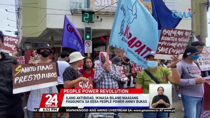 Ilang aktibidad, ikinasa bilang maagang paggunita sa EDSA People Power Anniv bukas | 24 Oras