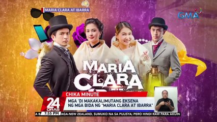 Mga 'di makakalimutang eksena ng mga bida ng "Maria Clara at Ibarra" | 24 Oras