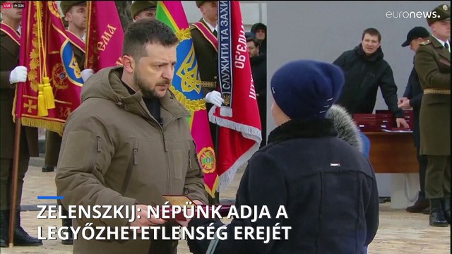 Zelenszkij: az ukrán nép tesz minket legyőzhetetlenné