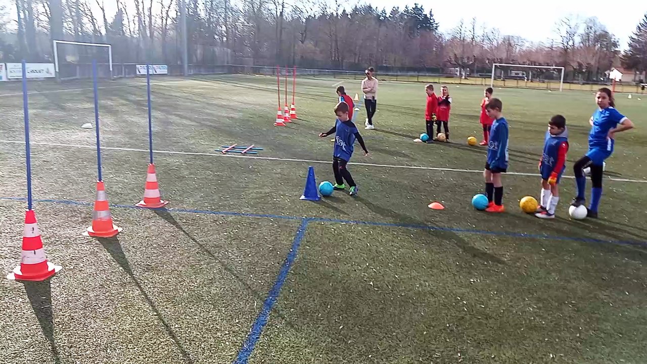 Entraînement école de foot