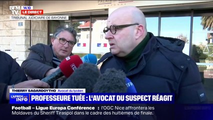 Professeure tuée: le lycéen a été "mis en examen pour assassinat"