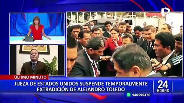 James Rodríguez: “Una jueza sí puede suspender el proceso de extradición de Alejandro Toledo”