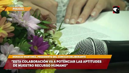 "Esta colaboración interinstitucional va a potenciar las aptitudes de nuestro recurso humano", indicó el presidente del HCD