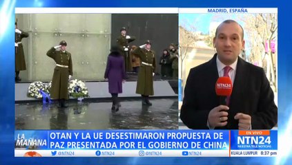 Unión Europea y OTAN redoblan respaldo a Ucrania