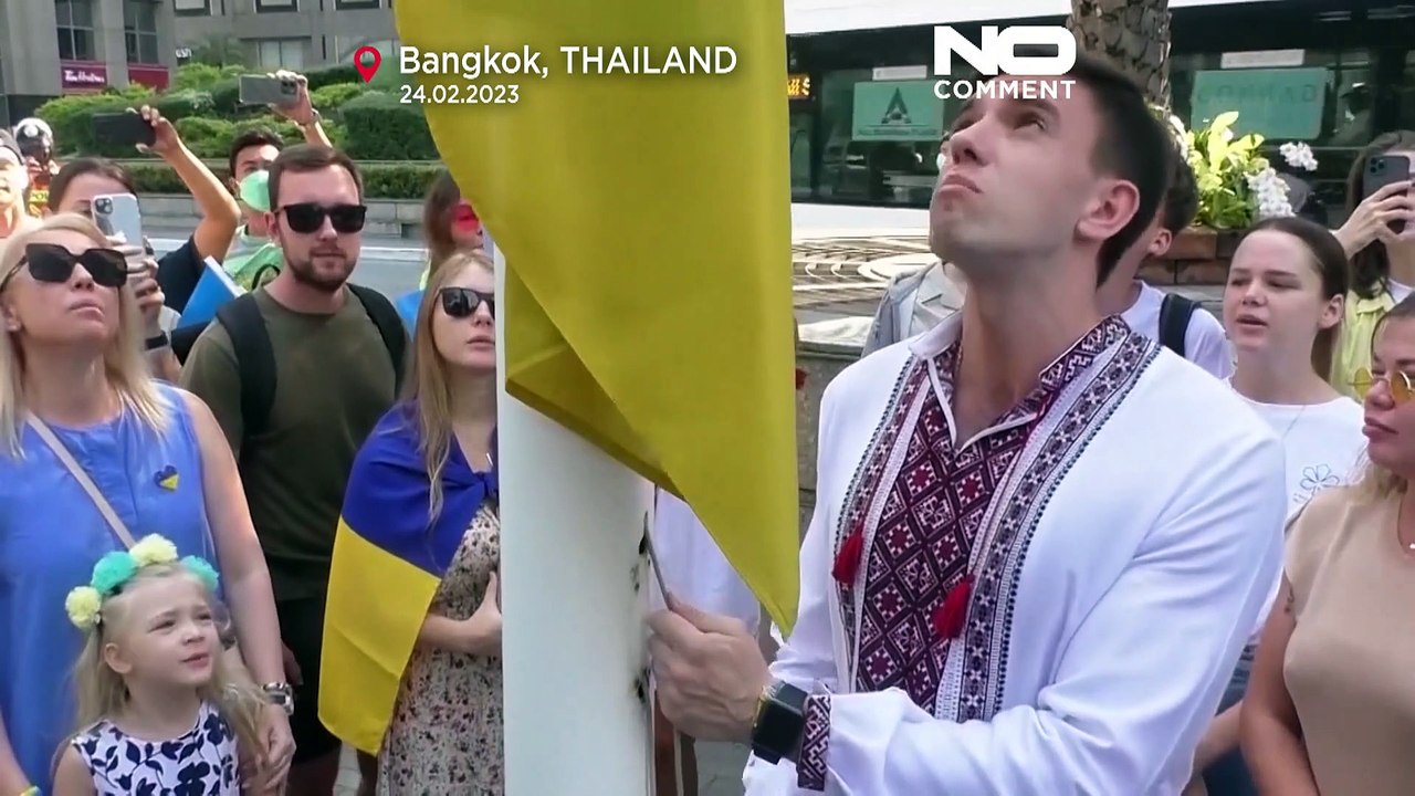Ukrainer in Thailand gedenken den Kriegsopfern