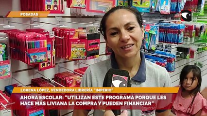 Download Video: Posadas | El Programa Ahora Escolar entró en vigencia: esto opinan los comerciantes