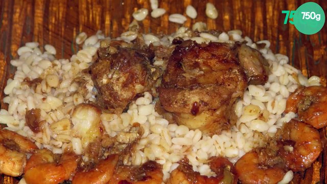 Massalé de lotte aux crevettes