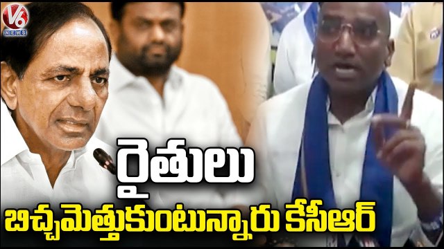 RS Praveen Kumar Fires On State Govt Over Negligence On Farmers | V6 News