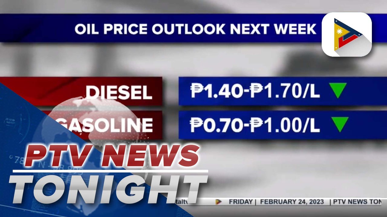 Diesel, gasoline prices seen to go down next week