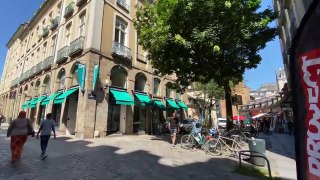 Rennes Summer Walk - Rue d'Orléans -【4K 60fps】