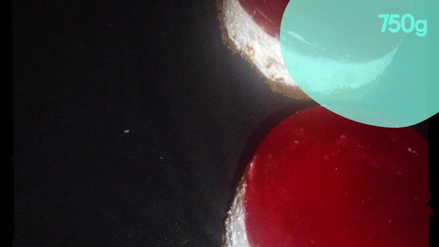 Bavarois poire framboise