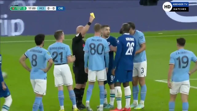 محرز ضد زياش ملخص مباراة مانشستر سيتي وتشيلسي 2-0 كأس الرابطة الانجليزية خليل البلوشي