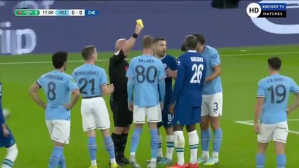 محرز ضد زياش  ملخص مباراة مانشستر سيتي وتشيلسي 2-0 كأس الرابطة الانجليزية خليل البلوشي