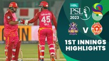 1st Innings Highlights | Quetta Gladiators vs Islamabad United | Match 13 | HBL PSL 8 | MI2T
