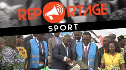 Programme "Aisance aquatique": Pose de la 1ère pierre de la Piscine Olympique de Yopougon