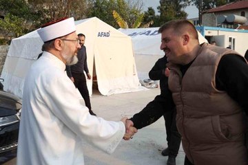 Diyanet İşleri Başkanı Erbaş'tan Hatay'da Saint İlyas Rum-Ortodoks Kilisesine ziyaret
