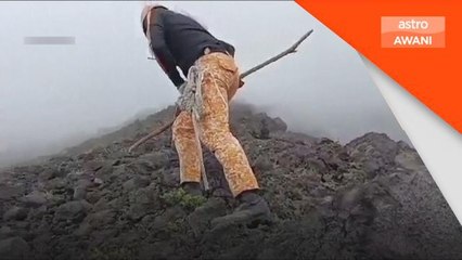 Nahas Pesawat | Mayat empat mangsa dikeluarkan dari gunung berapi