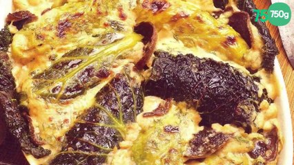 Chou farci gratiné