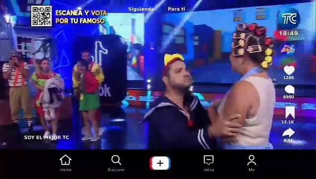 Nachita se viste de Doña Florinda y baile junto a su hijo Pablo Ruales en Soy El Mejor