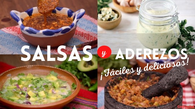 5 recetas de salsas y aderezos fáciles para ensaladas, carnes y botanas