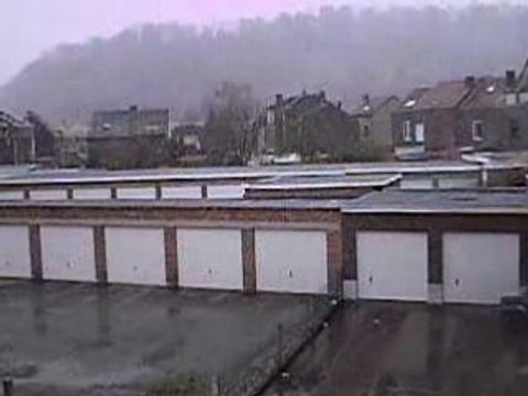 tempête de Neige à Chênée Liège