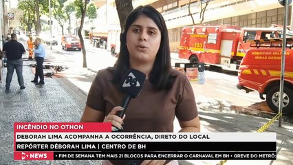 Rock News | Bombeiros combatem incêndio no antigo hotel Othon Palace em BH