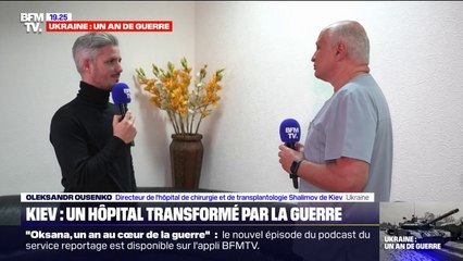 Kiev: un hôpital transformé par la guerre