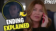 Greys Anatomy Season 19 Episode 7 Ending Explained | Recap