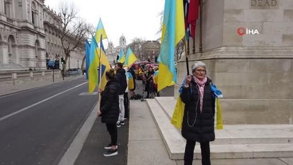 Londra'da Ukrayna'ya destek yürüyüşü