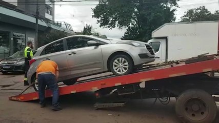 Colisão entre Cruze e HB20 é registrada no Centro