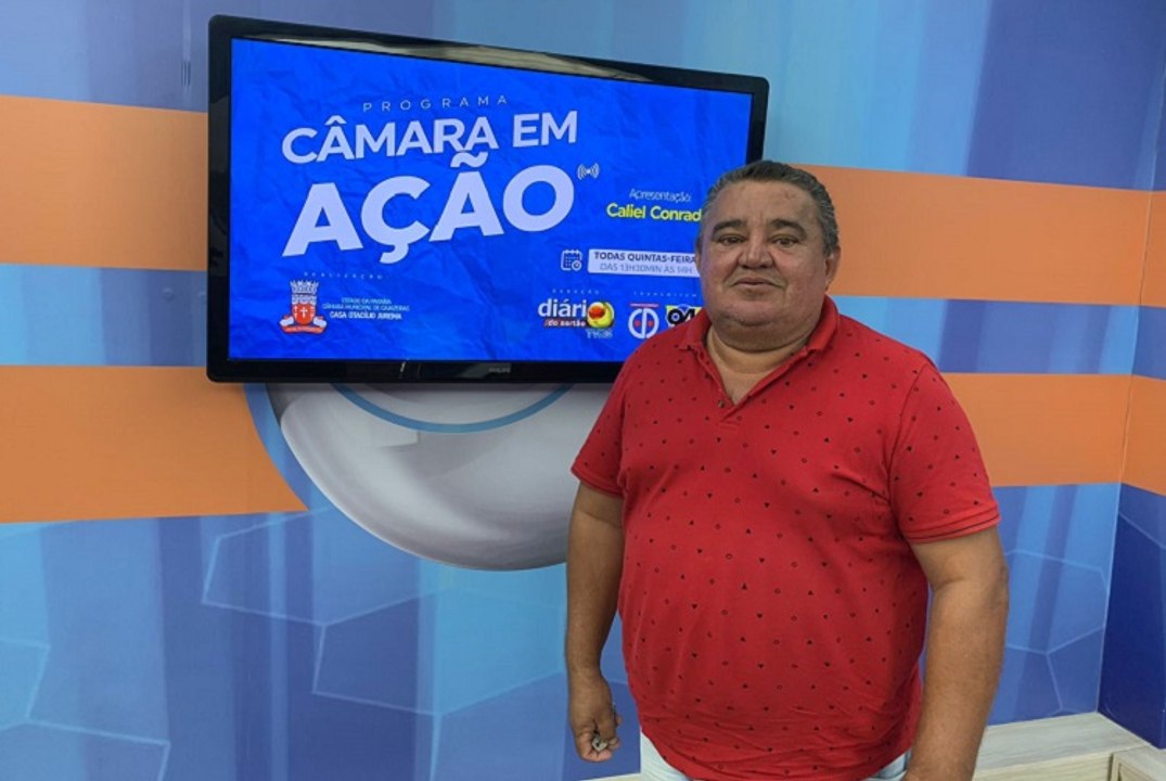 Recém empossado como vereador de Cajazeiras, Serafim da Palhoça é entrevistado no ‘Câmara em Ação’