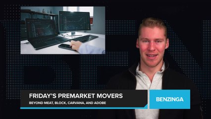 Friday’s Premarket Moves: Beyond Meat, Block, Carvana, Adobe