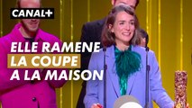 Amélie Bonnin reçoit le César du meilleur film de court métrage de fiction - César 2023 - CANAL  