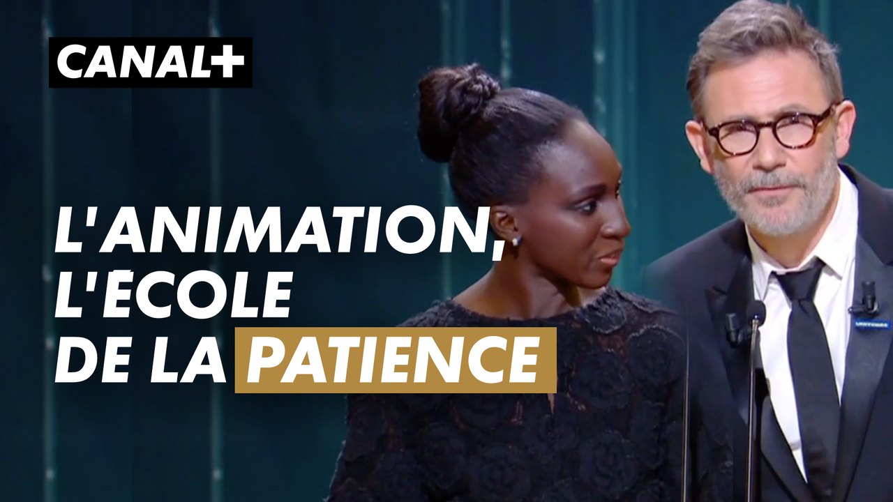 Eye Haïdara et Michel Hazanavicius pour le César du meilleur court métrage d'animation - CANAL+