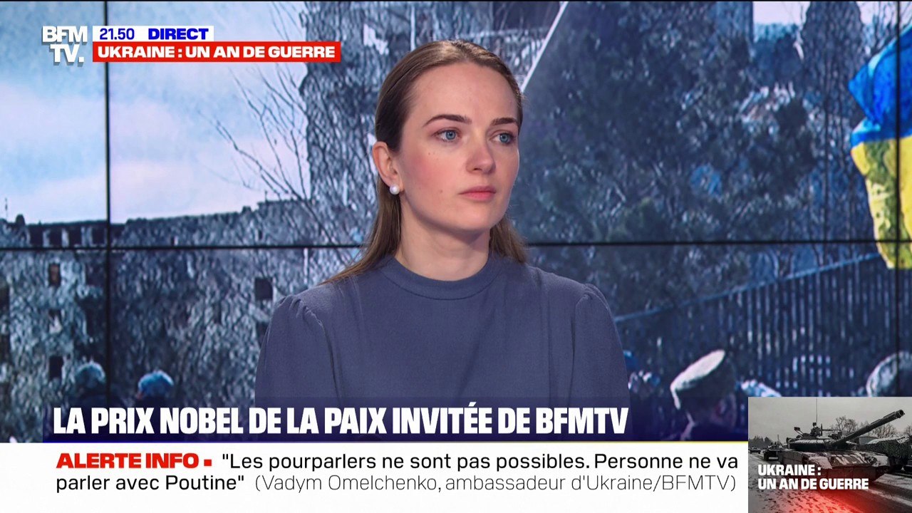 Oleksandra Matviichuk (Prix Nobel de la paix 2022): "C'est une évidence que la Russie ira plus loin"