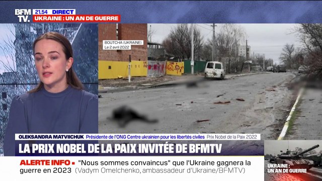 Oleksandra Matviichuk (Prix Nobel de la paix 2022): Les Russes ont commis tellement de crimes que nous continuons encore à les documenter