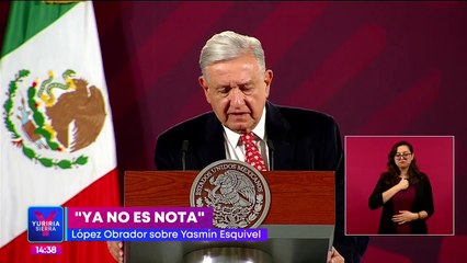 "Ya no es nota": López Obrador sobre supuesto nuevo plagio de tesis de Yasmín Esquivel
