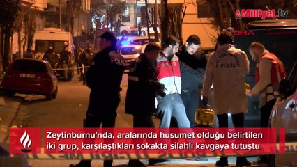 Zeytinburnu’nda iki grup arası silahlı çatışma: 4 yaralı