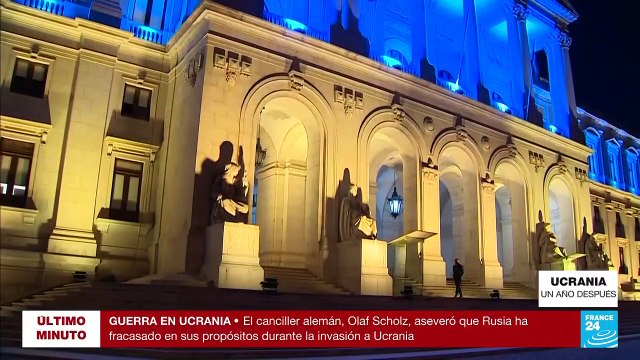 Un año de guerra: las demostraciones de apoyo a Ucrania alrededor del mundo