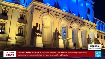 Un año de guerra: las demostraciones de apoyo a Ucrania alrededor del mundo