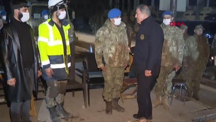 Bakan Akar, Hatay'da Mehmetçik'i denetledi