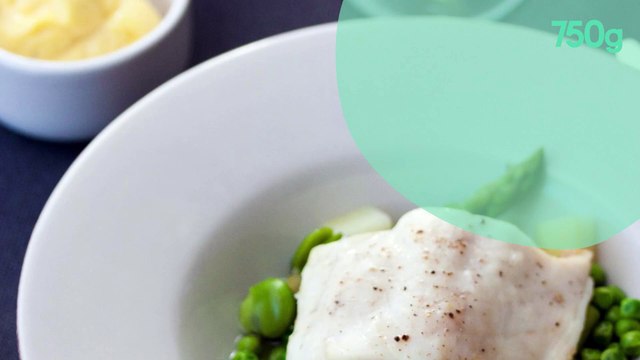 Aïoli de Bar, bouillon de crustacés